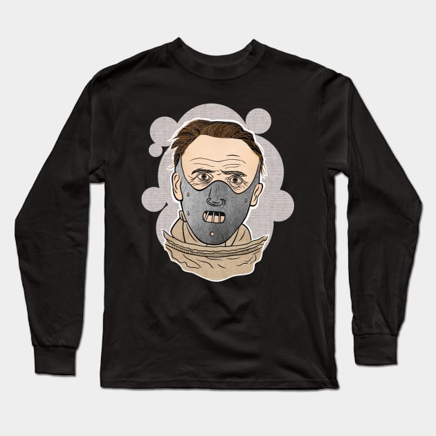 Dr. Hannibal Lecter Long Sleeve T-Shirt by snewen